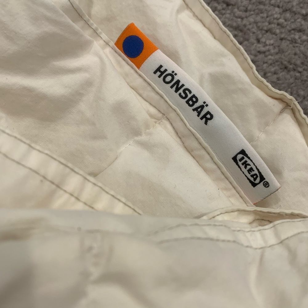 Full size IKEA down comforter.